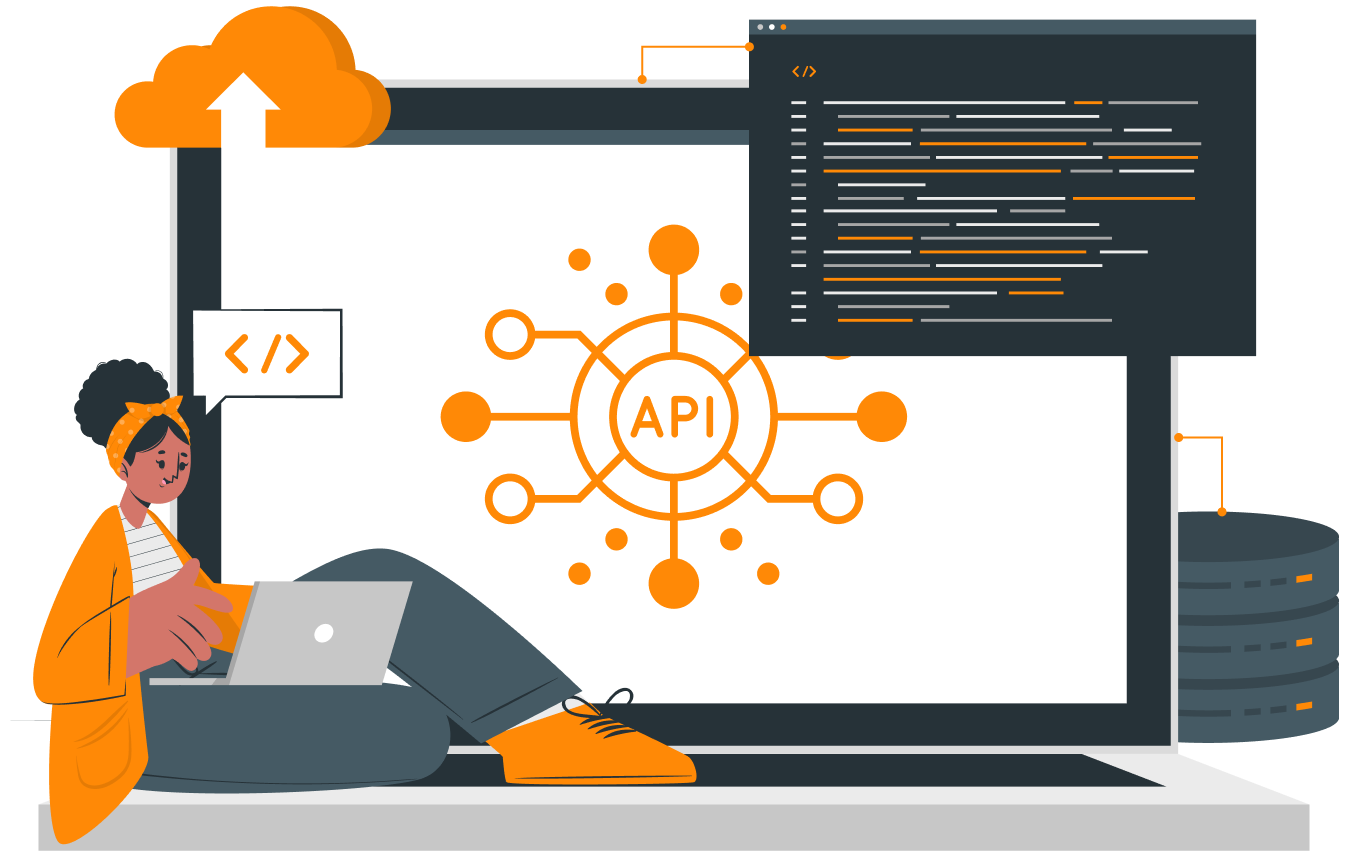 Backend & APIs illustration